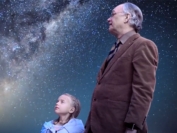 地球一小時宣傳片，星空下的宣傳片拍攝